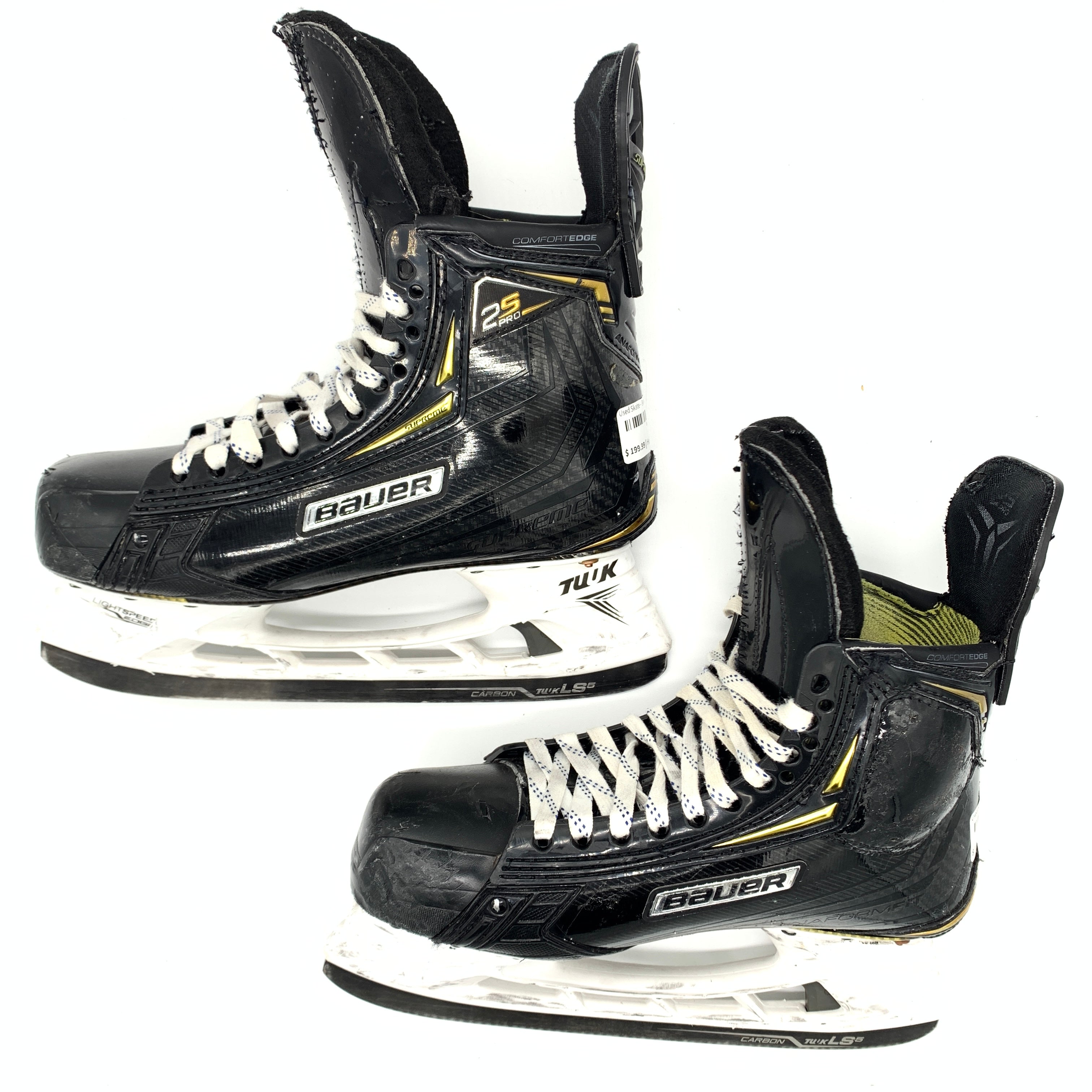 Bauer Supreme 2S Pro - Patins de hockey Pro Stock d'occasion